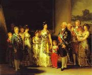 Francisco Jose de Goya Charles IV and His Family Sweden oil painting reproduction
